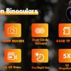 01-1.jpg 4K Night Vision Helmet Mounted Binoculars with 8X Magnification& 1970ft Range, 1.4-inch Dual-Circle Screens, Photo & Video