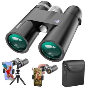 18X50 High Powered Binoculars for Adults with Upgraded Phone Adapter, Tripod and Tripod Adapter,Waterproof Compact Binoculars