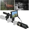 DIY Night Vision Scope,Quick Installation Barrle,5" Display Screen with 5w 850nm IR(Infrared Illuminator),View 218YARD