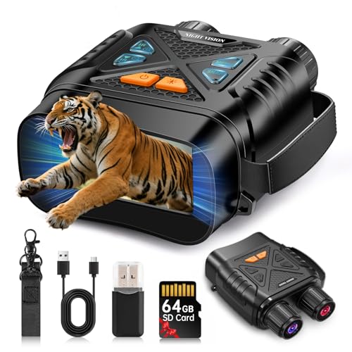 01-20.jpg Night Vision Goggles, Night Vision Binoculars for Adults 10X Digital Zoom 7X Infrared Binoculars with 64GB TF Card
