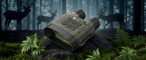 Night Vision Goggles, 112 MP 4K Night Vision Binoculars for Adults, 12X Zoom & 5000mAh Battery, 64GB Card Included, Infr