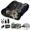 Night Vision Goggles- 4K Night Vision Binoculars for Adults with WiFi, 64GB TF Card in Night Vision,7X IR & 16X Zoom
