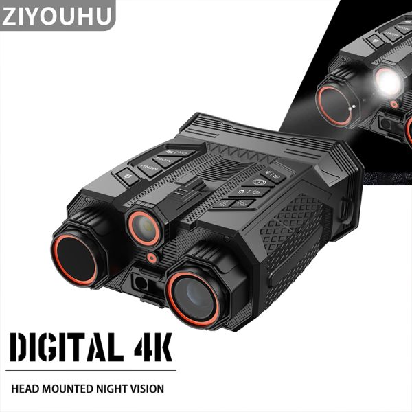 01-37.jpg 4K Video Night Vision Camera Digital Binoculars 4" Screen 16X Zoom with 300m Laser Ranging Remote Control, Wi-Fi E-compass