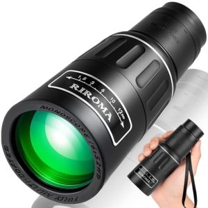 16X52 high-definition monocular, high-power compact monocular for adults and children, high-definition monocular, suitable