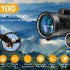 01-74.jpg Monocular telescope 80x100 high definition monocular telescope for adults, with tripod and mobile phone adapter, monocular