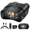 01-8.jpg Night Vision Goggles - 4K Night Vision Binoculars with 5000mAh Rechargeable Battery, 32GB TF Card can Save Photo and Video
