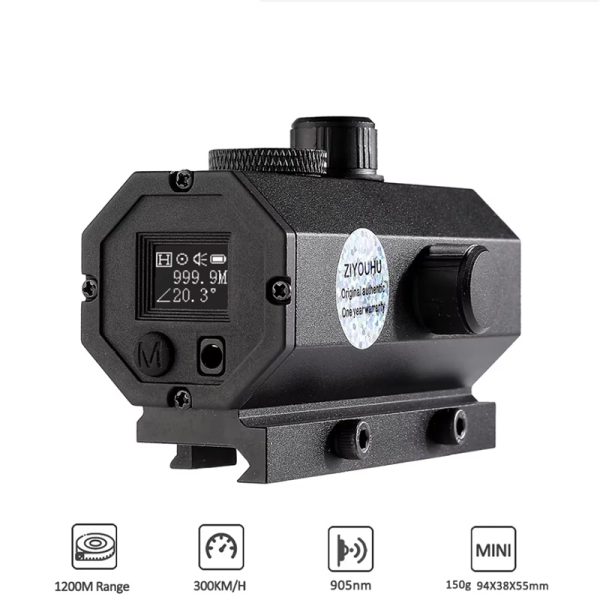 01-83.jpg Laser Rangefinder Distance Measurement Multi-Mode Ranging Mini Plug-in Device for Outdoor Hunting Shockproof Mountable Measurer