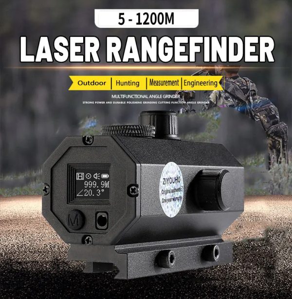 01-84.jpg Laser Rangefinder Distance Measurement Multi-Mode Ranging Mini Plug-in Device for Outdoor Hunting Shockproof Mountable Measurer