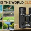 12X25 Mini Pocket Binoculars for Adults Kids, Small Compact Binoculars for Bird Watching, Concert