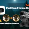 02-1.jpg 4K Night Vision Helmet Mounted Binoculars with 8X Magnification& 1970ft Range, 1.4-inch Dual-Circle Screens, Photo & Video