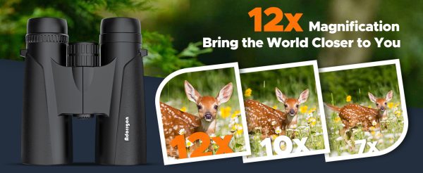 02-105.jpg Adorrgon 12x42 HD Binoculars for Adults High Powered with Phone Adapter, Tripod and Tripod Adapter - Large View Binocular