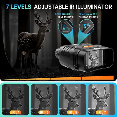 02-19.jpg Night Vision Goggles, Night Vision Binoculars for Adults 10X Digital Zoom 7X Infrared Binoculars with 64GB TF Card