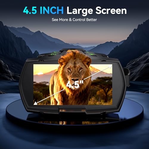 02-31.jpg 4K Night Vision Goggles for Adults: 4.5" HD Large Screen Digital Night Vision Device with 5000mAh Battery - Outdoor Hunting