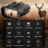 02-36.jpg 4K Video Night Vision Camera Digital Binoculars 4" Screen 16X Zoom with 300m Laser Ranging Remote Control, Wi-Fi E-compass