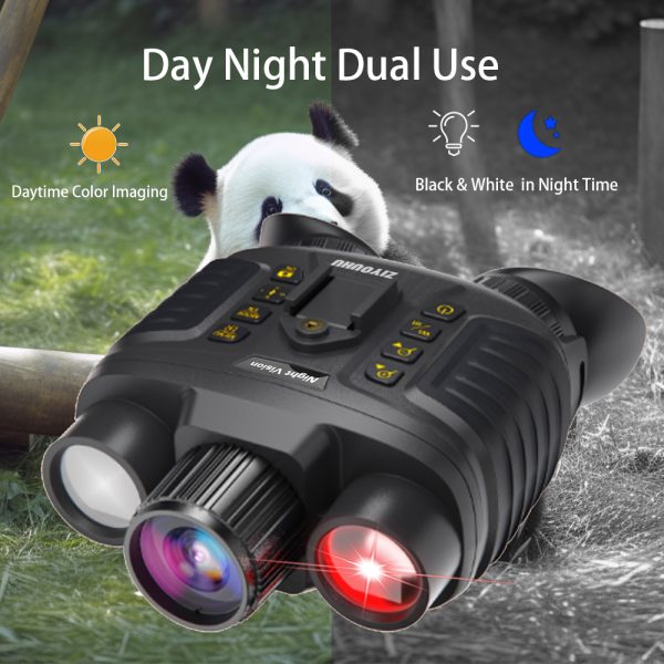 02-40.jpg NV8360 4K FHD Full Color Night Vision Helmet Goggles Digital Binoculars Infrared & Flashlight Head Mounted Night Viewer for Hunting
