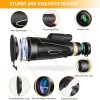 02-72.jpg Monocular telescope 80x100 high definition monocular telescope for adults, with tripod and mobile phone adapter, monocular