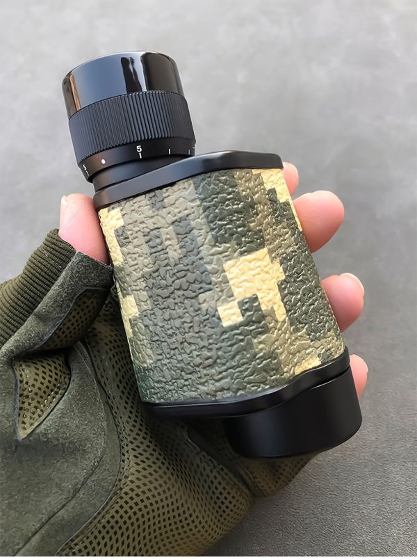 02-81.jpg 8x30 Mini Portable Monocular Telescope, High-Power HD Wide Viewing Outdoor Observation Metal Telescope, Eyepiece Focusing, FMC Optical Lens, HD Camouflage Monocular Telescope
