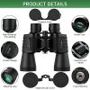 20x50 High Powered Binoculars for Adults, Waterproof Compact Binoculars with Low Light Vision for Bird Watching Hunting