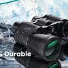 20x50 High Powered Binoculars for Adults, Waterproof Compact Binoculars with Low Light Vision for Bird Watching Hunting