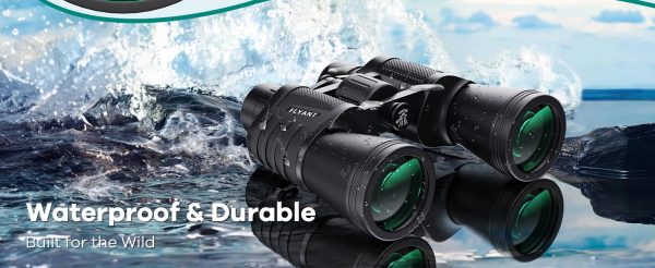 20x50 High Powered Binoculars for Adults, Waterproof Compact Binoculars with Low Light Vision for Bird Watching Hunting