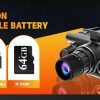 03-1.jpg 4K Night Vision Helmet Mounted Binoculars with 8X Magnification& 1970ft Range, 1.4-inch Dual-Circle Screens, Photo & Video