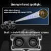 Version 1.0.0 4K Night Vision Helmet Mounted Binoculars with 8X Magnification& 1970ft Range, 1.4-inch Dual-Circle Screens, Photo & Video