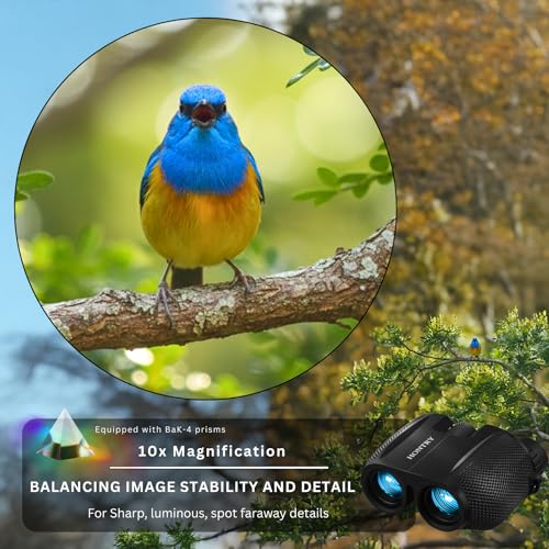 03-108.jpg Hontry Binoculars for Adults and Kids, 10x25 Compact Binoculars for Bird Watching, Theater and Concerts, Hunting and Sport