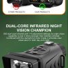 NV380 Night Vision Monocular Infrared HD Camera Video Recorder Portable Long Range Telescope