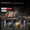 03-37.jpg 4K Video Night Vision Camera Digital Binoculars 4" Screen 16X Zoom with 300m Laser Ranging Remote Control, Wi-Fi E-compass