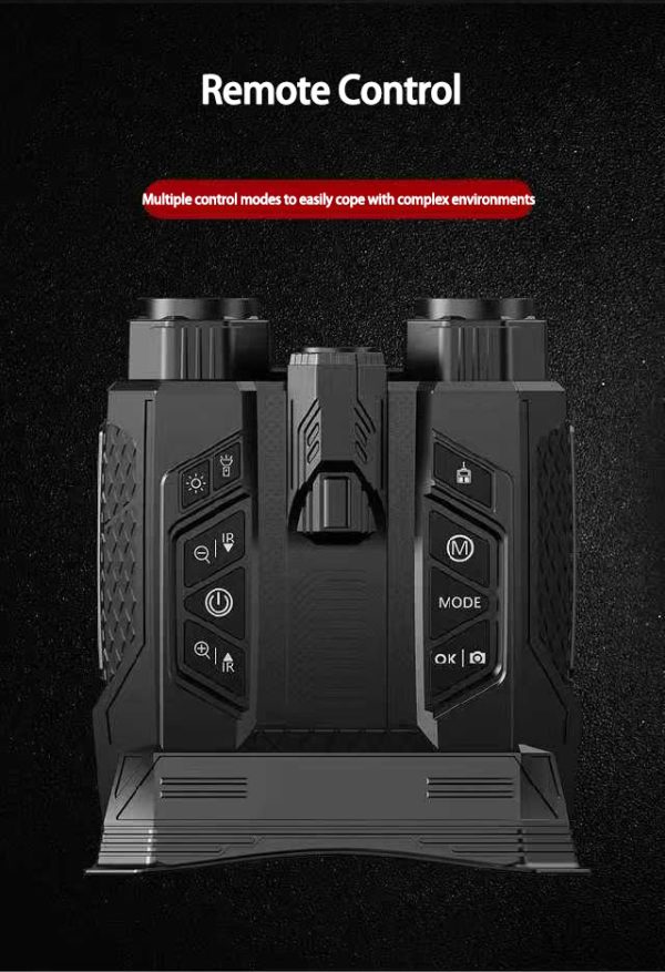 03-38.jpg 4K Video Night Vision Camera Digital Binoculars 4" Screen 16X Zoom with 300m Laser Ranging Remote Control, Wi-Fi E-compass