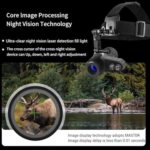 03-4.jpg Head-Mounted Night Vision Monocular Goggles with Elastic Head Strap, Default 7X Magnification, NVG Equipment