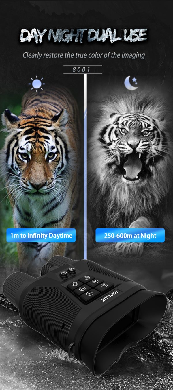 03-40.jpg 8001 Digital Night Vision Binoculars Built Tacticle Flashlight & 850nm Infrared HD Video Speaker Camera for Dark Hunting