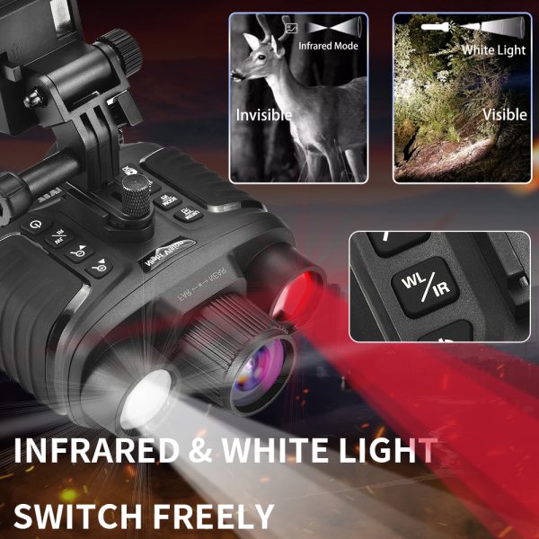 03-41.jpg NV8360 4K FHD Full Color Night Vision Helmet Goggles Digital Binoculars Infrared & Flashlight Head Mounted Night Viewer for Hunting