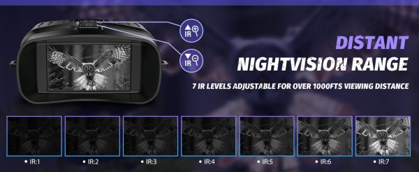 03-9.jpg Night Vision Goggles - 4K Night Vision Binoculars with 5000mAh Rechargeable Battery, 32GB TF Card can Save Photo and Video