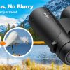 04-104.jpg Adorrgon 12x42 HD Binoculars for Adults High Powered with Phone Adapter, Tripod and Tripod Adapter - Large View Binocular