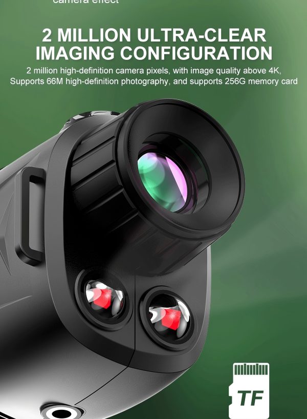 NV380 Night Vision Monocular Infrared HD Camera Video Recorder Portable Long Range Telescope
