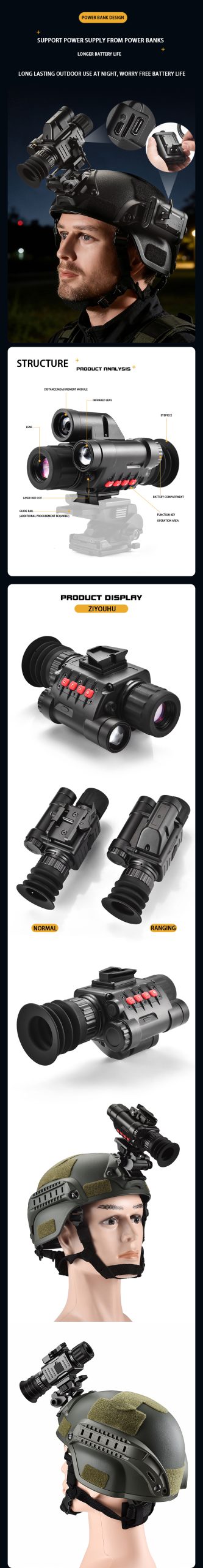 04-16.jpg NVG-08 8x Digital Infrared Night Vision Goggles Helmet Mount HD Tactical Monocular with Rangefinder