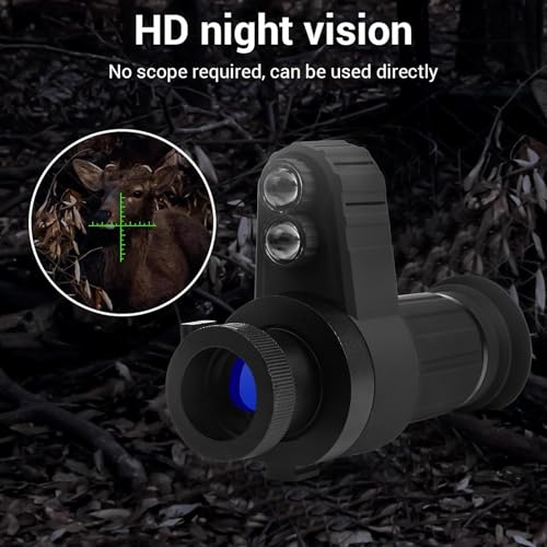 04-3.jpg Head-Mounted Night Vision Monocular Goggles with Elastic Head Strap, Default 7X Magnification, NVG Equipment