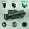 04-42.jpg 12x56 High Power Monocular Telescope | Tripod Travel Bag with Smartphone Adapter | Bird Watching Hunting Hiking Camping
