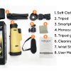 04-50.jpg 12x50 Adult Monocular - Compact Zoom High Definition Monocular with Smartphone Adapter and Tripod - BAK 4&FMC Lens Water
