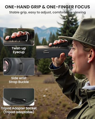 04-57.jpg 15X54 Adult Monocular Telescope High Power – Waterproof, BAK4 Prism, FMC Lens, Compact Scope for Bird Watching, Hunting