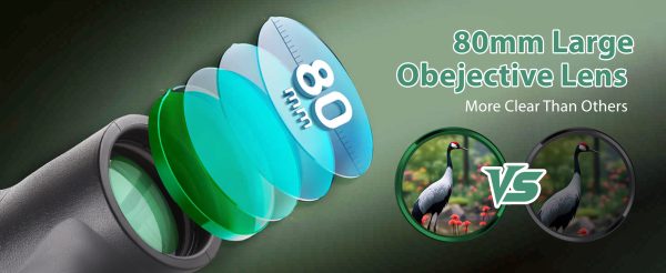 04-62.jpg Monoculars 80 x 100 High Power Monoculars Monoculars with Tripod for Adults Suitable for Bird Watching Large Field Monocular