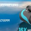 16x56 UHD monocular telescope, adult monocular telescope, high power, monocular telescope for stargazing, with BAK-4