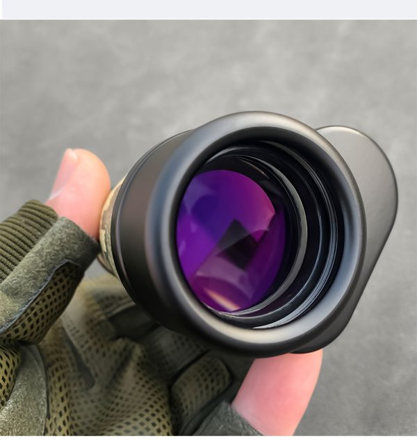04-79.jpg 8x30 Mini Portable Monocular Telescope, High-Power HD Wide Viewing Outdoor Observation Metal Telescope, Eyepiece Focusing, FMC Optical Lens, HD Camouflage Monocular Telescope
