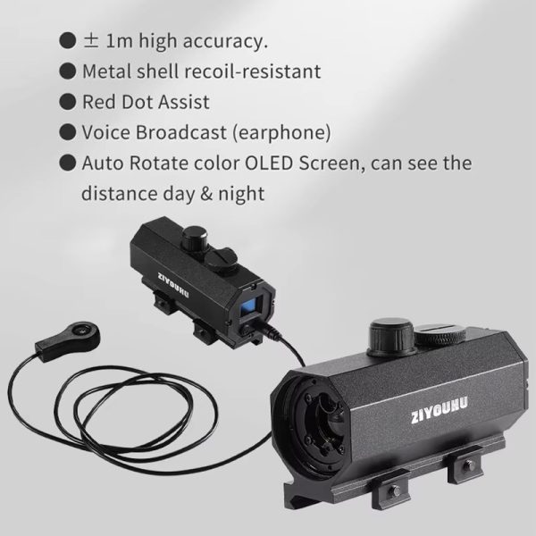 04-80.jpg Laser Rangefinder Distance Measurement Multi-Mode Ranging Mini Plug-in Device for Outdoor Hunting Shockproof Mountable Measurer