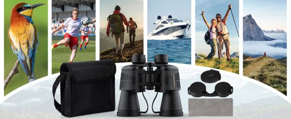 20x52 Binoculars for Adults High Powered - HD Large View Binoculars with Low Light Vision - Professional Binocular for Bird