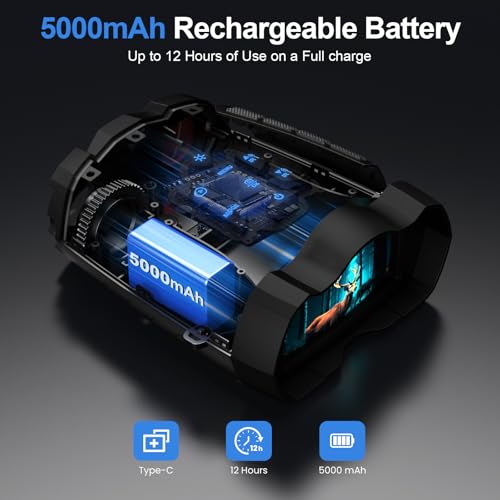 05-10.jpg Night Vision Goggles, 4K Binoculars with Camera, 3.5" HD Display and 32GB TF Card, 9 Gear Night Vision, 10X Digital Zoom