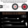 DIY Night Vision Scope,Quick Installation Barrle,5" Display Screen with 5w 850nm IR(Infrared Illuminator),View 218YARD