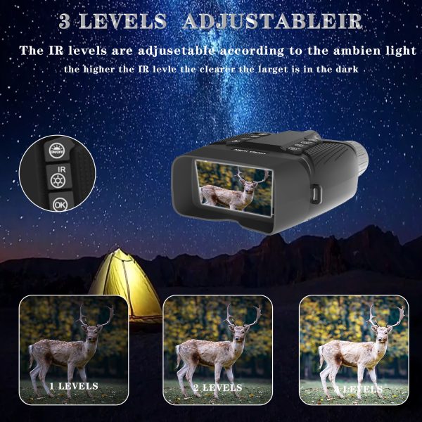 05-33.jpg Z080 Ultra HD 4K Night Vision Binoculars 600M Low Light Large Zoom for Hunting 3" Screen Dual Light Infrared Camera