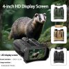 05-35.jpg 4K Video Night Vision Camera Digital Binoculars 4" Screen 16X Zoom with 300m Laser Ranging Remote Control, Wi-Fi E-compass
